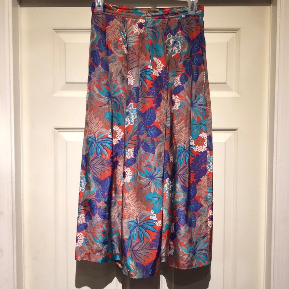 Jonathan Martin Vintage Sm. Tropical Floral Skirt